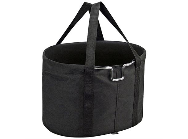 AGU Shopper KlickFix Kurv Sort, stål/stoff, 24l,  uten KF-brakett 